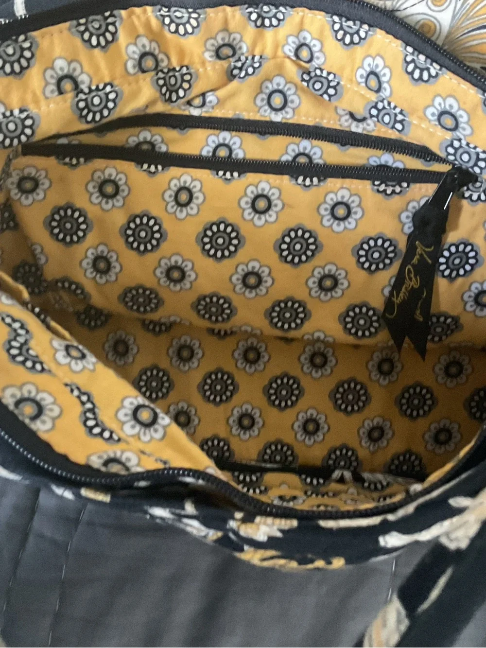 Vera Bradley BUNDLE retired Yellow Bird and retired Symphony in Hue Gabby Satche